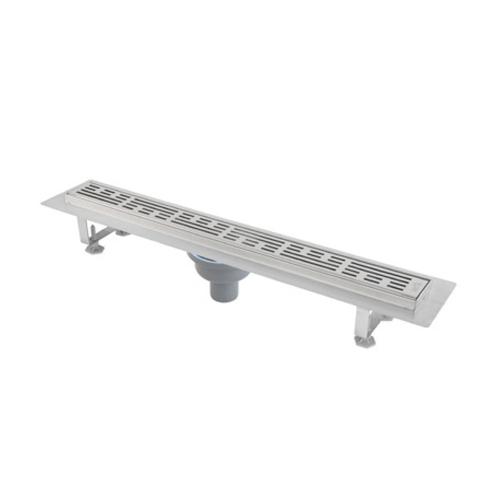 مجرى شاور تريبل بشفة VDL 03 75 استانلس ستيل 75 سم بالصرف اللون كروم من بيورا