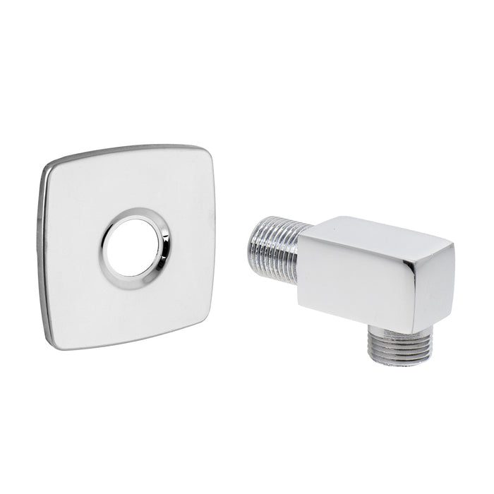 كوع مخرج دفن بالوش 1/2 × 1/2 بوصة اللون كروم من مورافيا