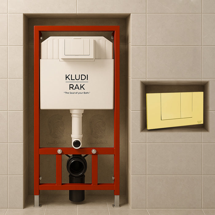 خزان دفن شاسية كامل كلودي راك RAK 80000 بالوش الذهبي سُمك 10 سم