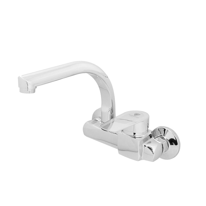 خلاط مطبخ حائطي دايموند بيراميدز DP 03 كروم قنطرة علوية 23 سم