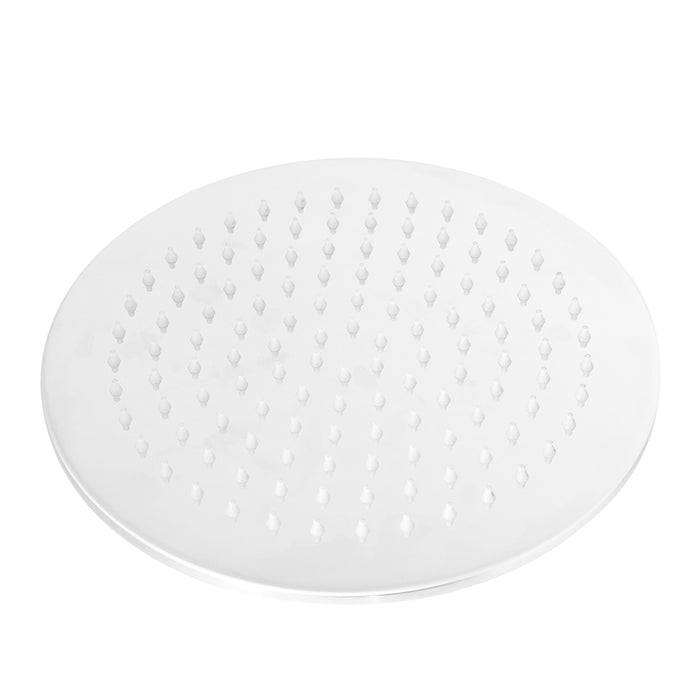 ( طلب مسبق )  طاسة دش SSH 25C دائرية كروم 25 سم استانلس ستيل قطعة واحدة بفوهات من السيليكون