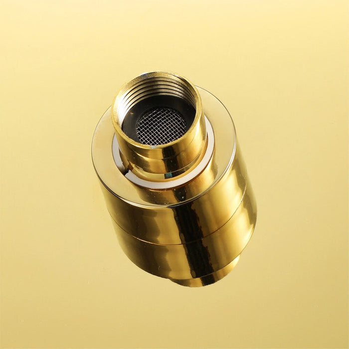 ( طلب مسبق )  طاسة دش بلازا P SH20G ذهبي 20 × 20 سم مربعة