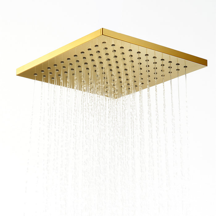 ( طلب مسبق )  طاسة دش بلازا P SH20G ذهبي 20 × 20 سم مربعة