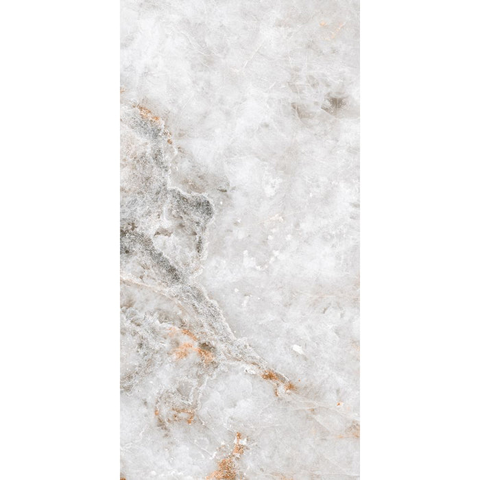 سيراميك حوائط وارضيات قطع ليزر ارت كوبا لايت جراي فرز ثاني 60 × 120 سم لامع