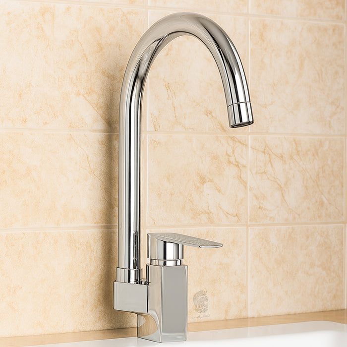 خلاط حوض عالي دايموند بيراميدز DP 01 كروم ارتفاع 33 سم