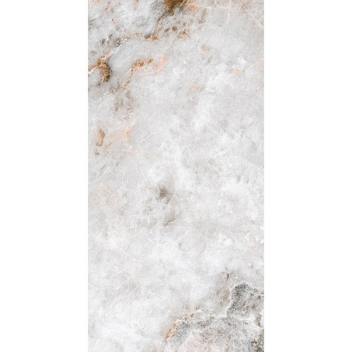 سيراميك حوائط وارضيات قطع ليزر ارت كوبا لايت جراي فرز ثاني 60 × 120 سم لامع