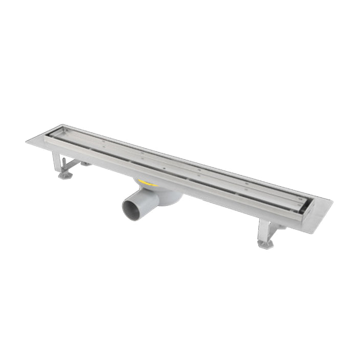 مجرى شاور تايلبل بشفة HDL 11 95 استانلس ستيل 95 سم بالصرف اللون كروم من بيورا