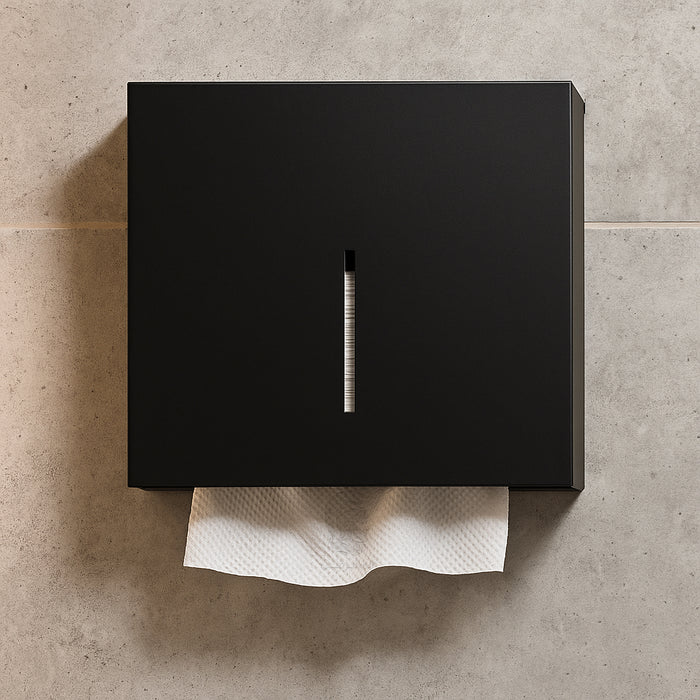 وراقة مناديل بانيوكس جامبو TPH-04-01S اسود مط استانلس ستيل 304