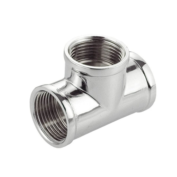 وصلة تي بريمو نحاس ½ بوصة كروم