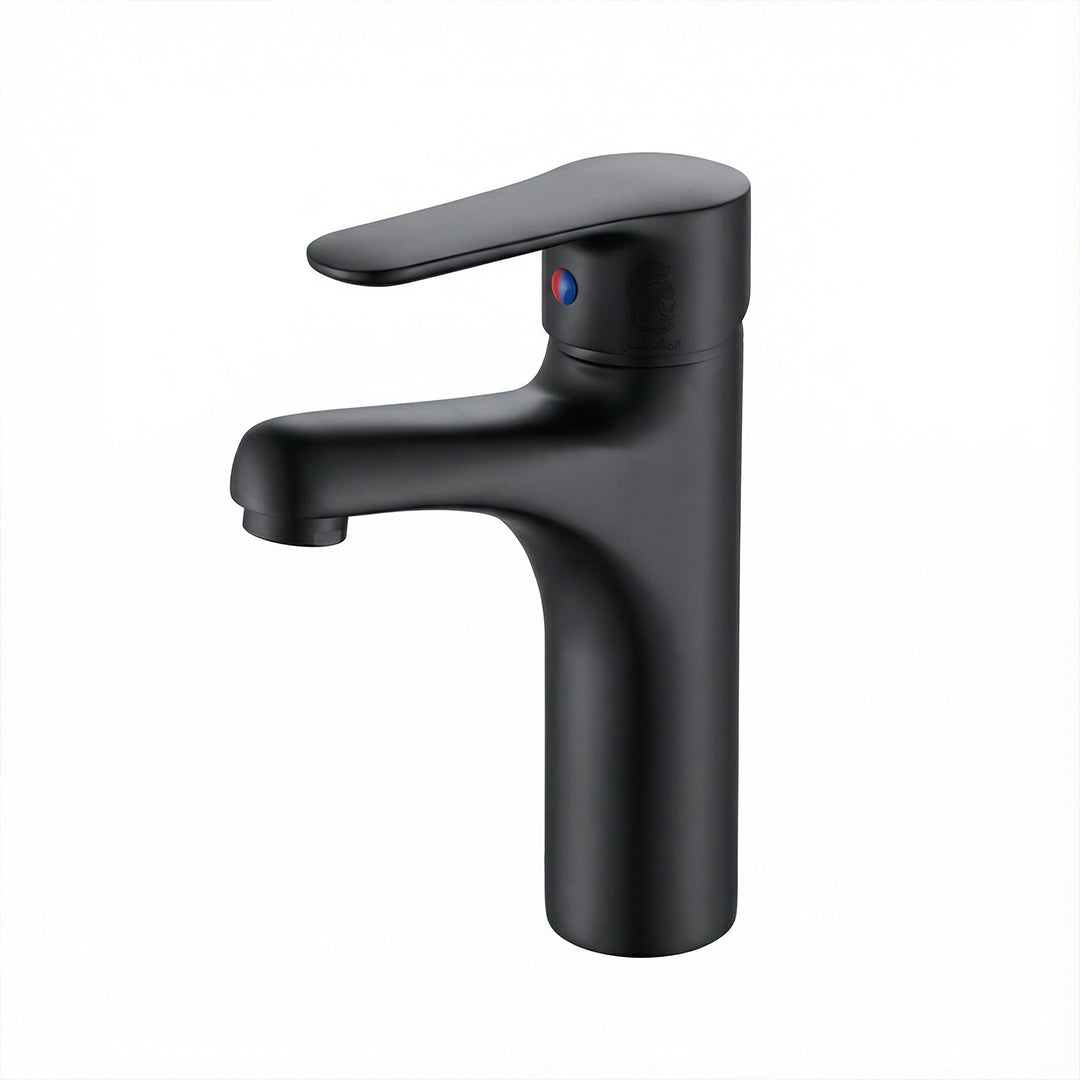 خلاط حوض وسط جلوبال ستاندرد ميرا بلس GSL 1042 B CP اسود مط ارتفاع 23 سم