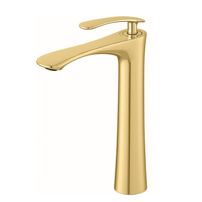 خلاط حوض عالي ديكور نيو الحداد ذهبي ارتفاع 30 سم