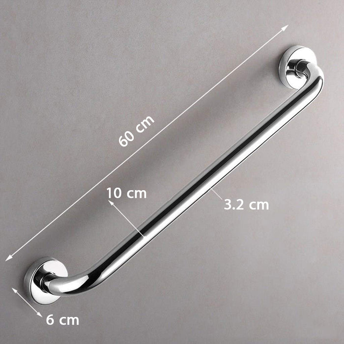 مسند بانيو AL B60 طول 60 سم استانلس ستيل سُمك 1.2 مللي ماسورة 3.2 سم من الفا