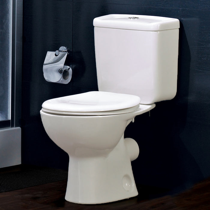 ( طلب مسبق )  مرحاض ايديال ستاندرد سبيس G 0421 برجامون الصرف P بالشطاف الداخلي والسيديلي والخزان بالعدة ومجموعة التثبيت