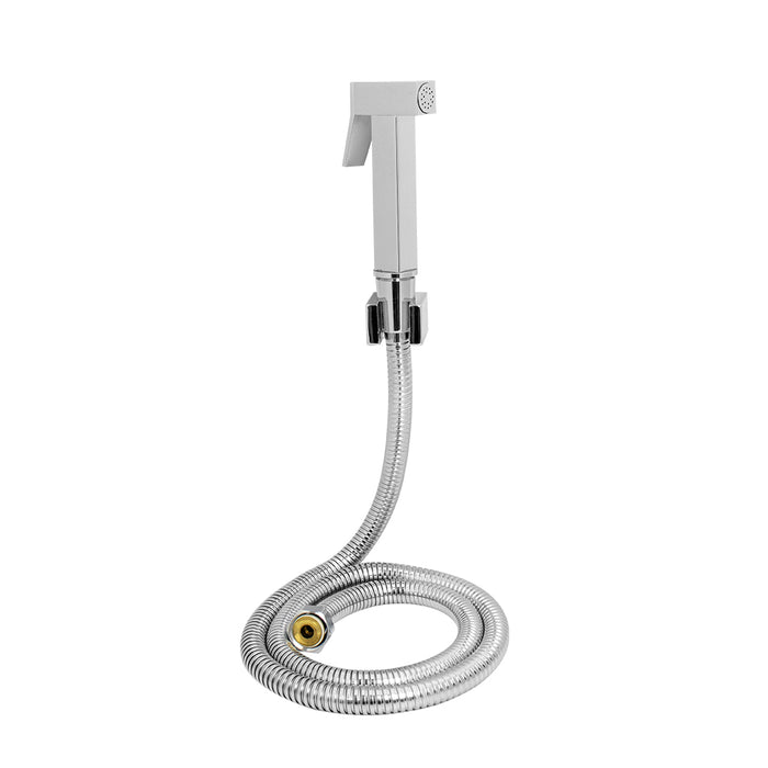 شطاف خارجي فوريو نحاس كروم خرطوم 100 سم وعلاقة ومجموعة التثبيت