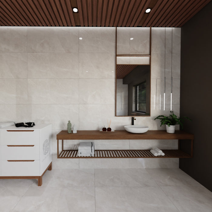 ( طلب مسبق )  بورسلين هندي كيراميكا AW 220 فرز اول 60 × 120 سم لامع