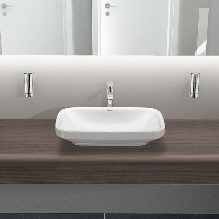 حوض فوق الرخامة ديورافيت ديوراستايل 0349600000 مقاس 60 سم ابيض شامل مجموعة التثبيت