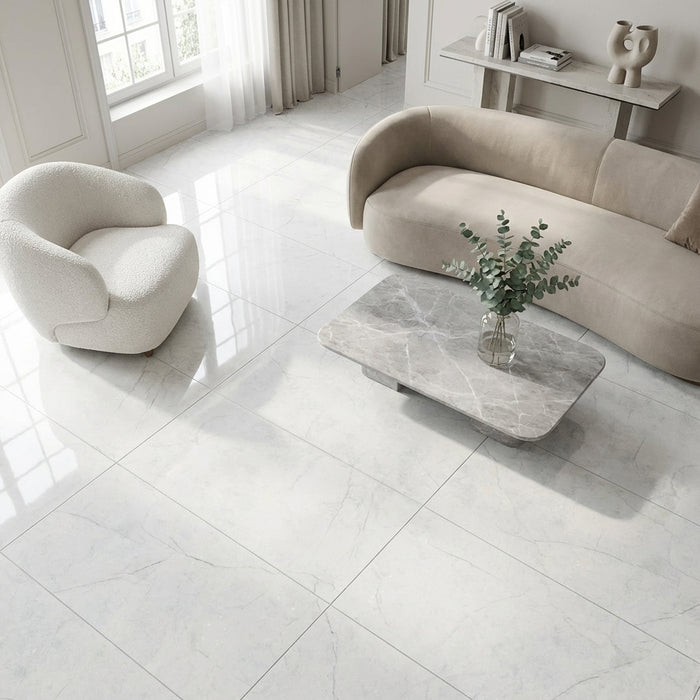 بورسلين بورسيلوكس P 3001 جراي فرز اول 60 × 120 سم لامع