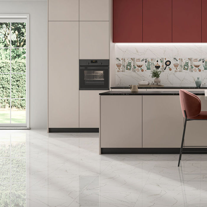 ( طلب مسبق )  سيراميك ارضيات قطع ليزر كليوباترا كاتالينا لايت 60 × 60 سم