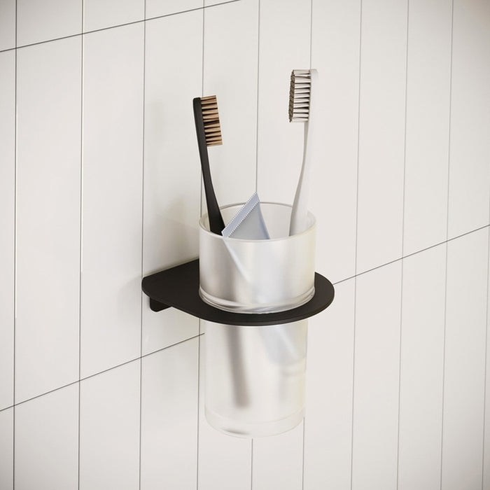 كأس فرش اسنان بانيوكس TBH-01-01S اسود استانلس ستيل 304