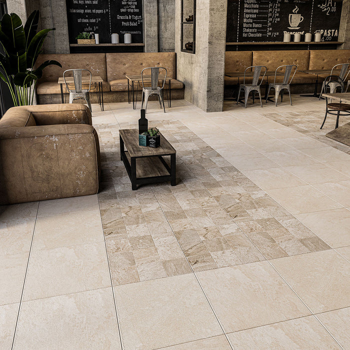 ( طلب مسبق )  سيراميك ارضيات ارت نوبة لايت بيج فرز ثاني 61 × 61 سم مط