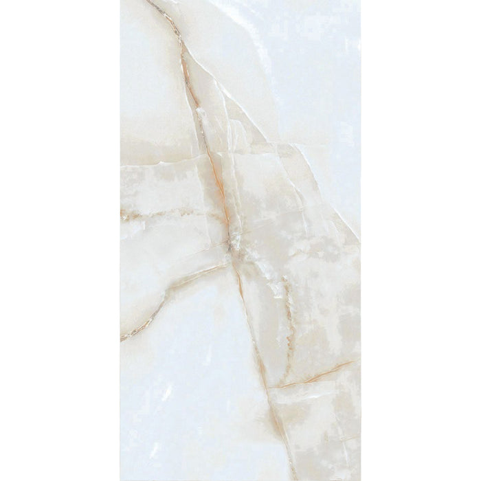 ( طلب مسبق )  بورسلين بورسيلوكس P 3013 بيج فرز ثاني 60 × 120 سم لامع