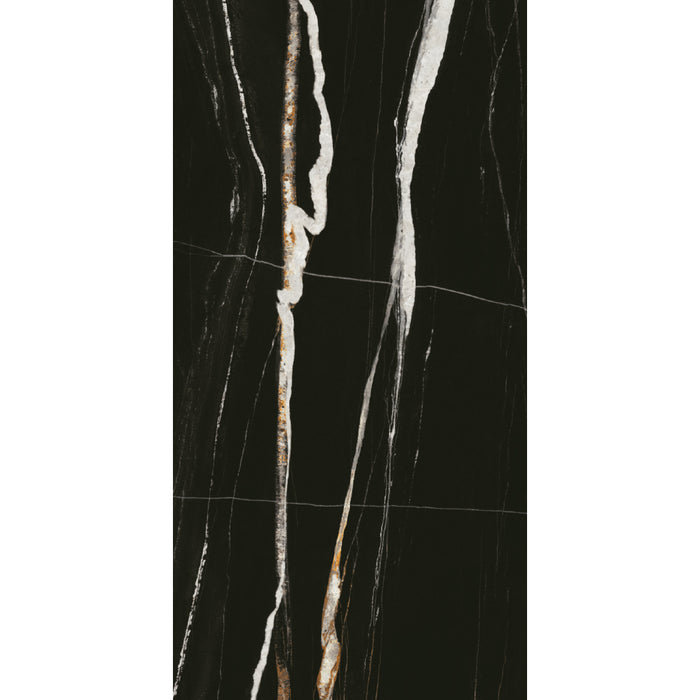 ( طلب مسبق )  بورسلين بورسيلوكس P 3056 بلاك فرز اول 60 × 120 سم لامع