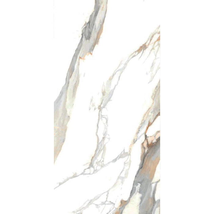 ( طلب مسبق )  بورسلين بورسيلوكس P 3022 وايت فرز اول 60 × 120 سم لامع