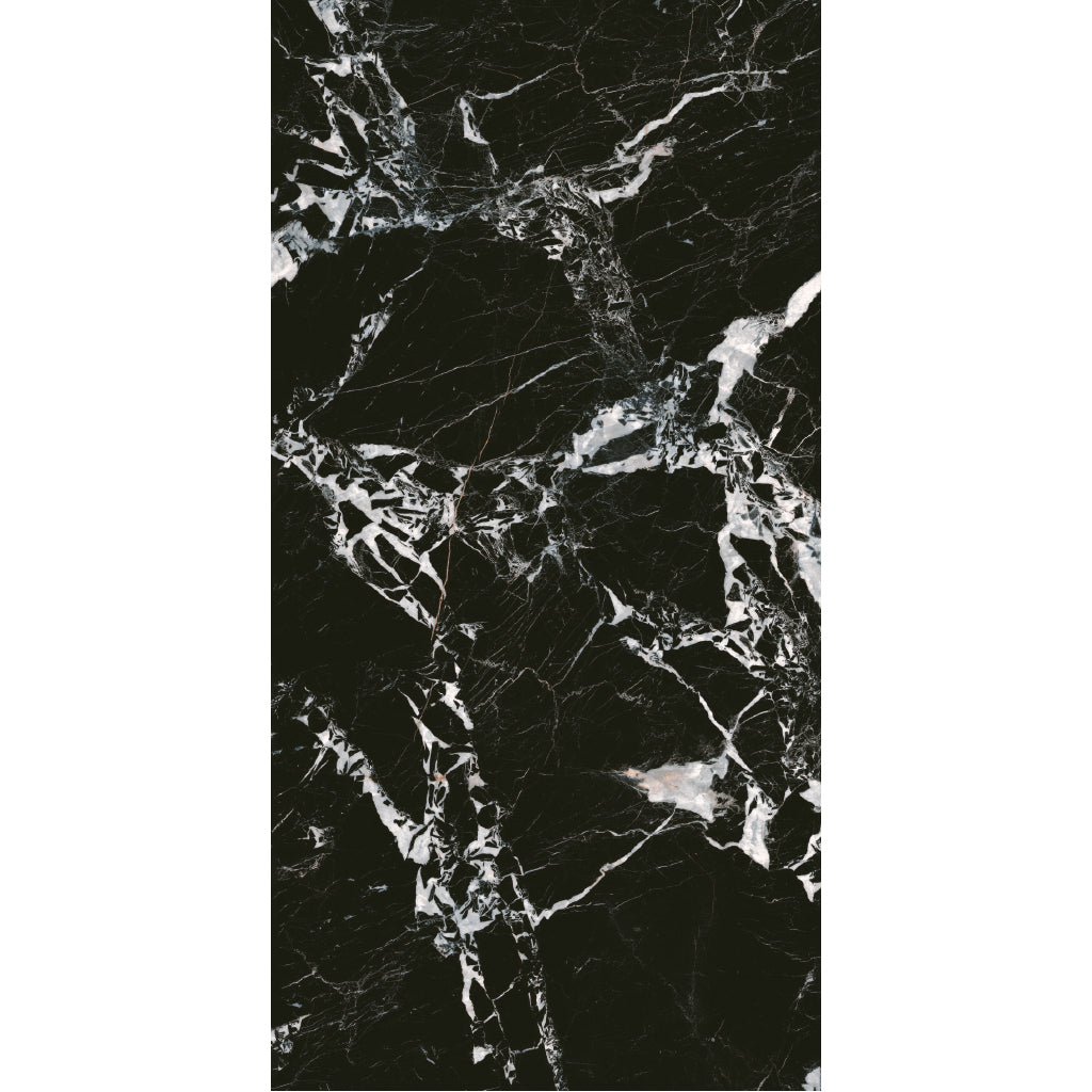 ( طلب مسبق )  بورسلين بورسيلوكس P 3057 بلاك فرز اول 60 × 120 سم لامع