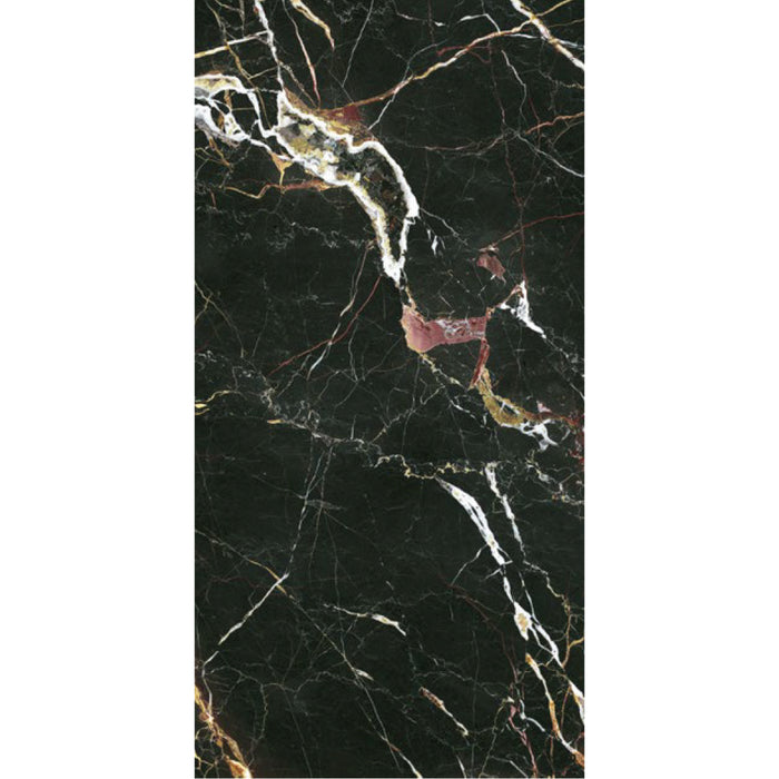 ( طلب مسبق )  بورسلين بورسيلوكس P 3055 بلاك فرز ثاني 60 × 120 سم لامع