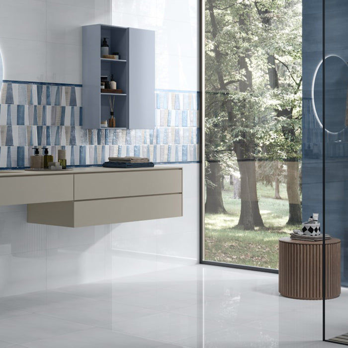 سيراميك حوائط قطع ليزر كليوباترا سافانا بلو فرز اول 30 × 60 سم