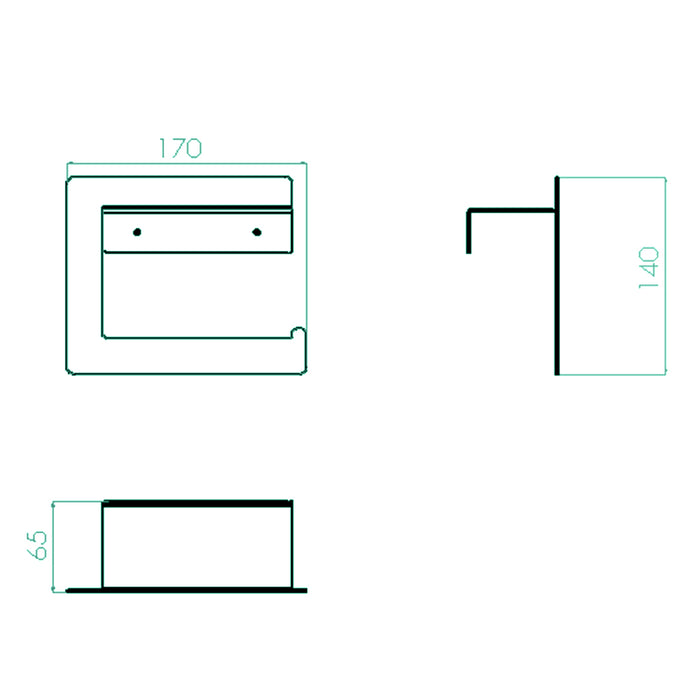 وراقة برف بانيوكس F2-03-01S اسود استانلس ستيل 304