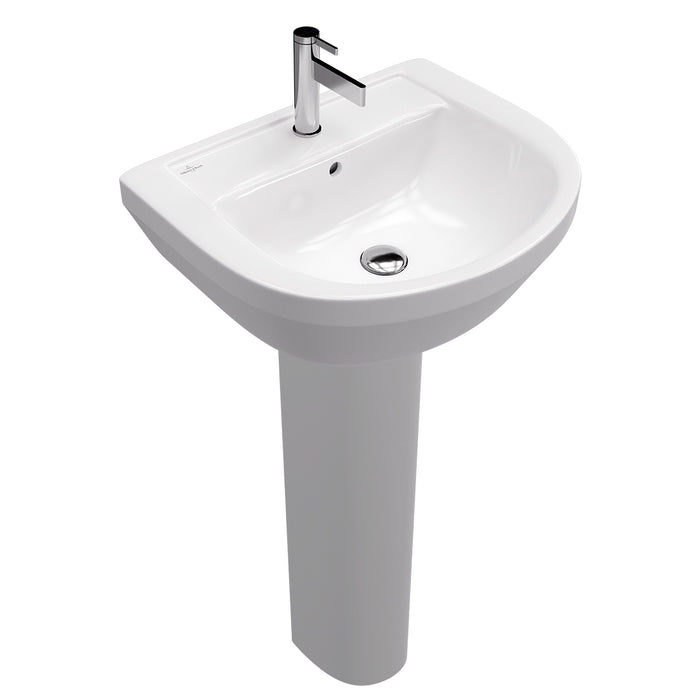 ( طلب مسبق )  حوض حمام بالعامود الطويل فيلروي اند بوخ افينتو 5A456001 ابيض 60 سم