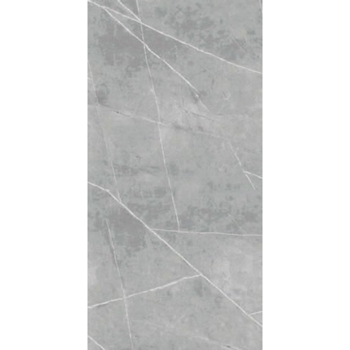 ( طلب مسبق )  بورسلين بورسيلوكس P 3004 دارك جراي فرز اول 60 × 120 سم لامع