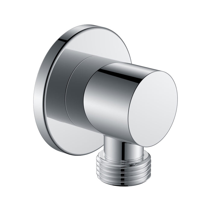 ( طلب مسبق )  كوع مخرج دفن لوتز 13030301 كروم دائري بالوش ½ بوصة مستورد صناعة ألماني