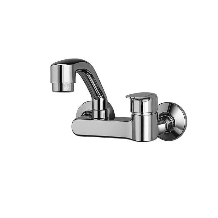 خلاط مطبخ حائطي سفنكس عبده حنفية ساير S6 كروم قنطرة علوية 20 سم