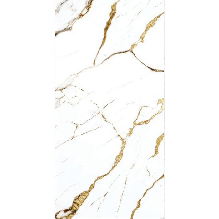 ( طلب مسبق )  بورسلين بورسيلوكس P 3024 وايت فرز اول 60 × 120 سم لامع