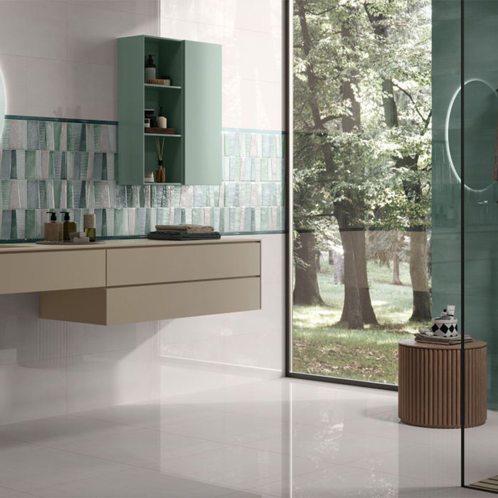 سيراميك حوائط قطع ليزر كليوباترا سافانا جرين فرز اول 30 × 60 سم