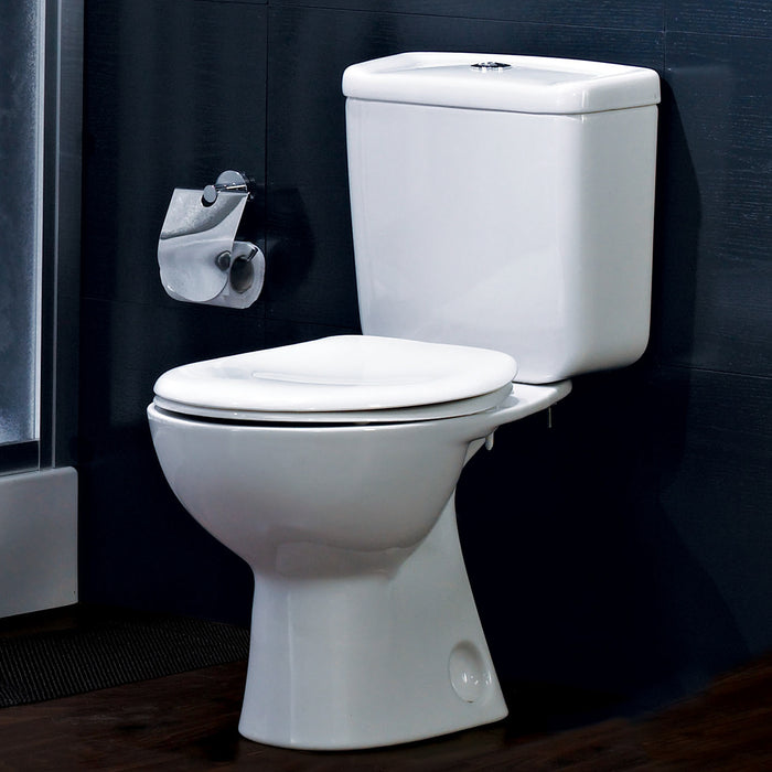 ( طلب مسبق )  مرحاض ايديال ستاندرد سبيس G 0422 ابيض الصرف S بالشطاف الداخلي والسيديلي والخزان بالعدة ومجموعة التثبيت