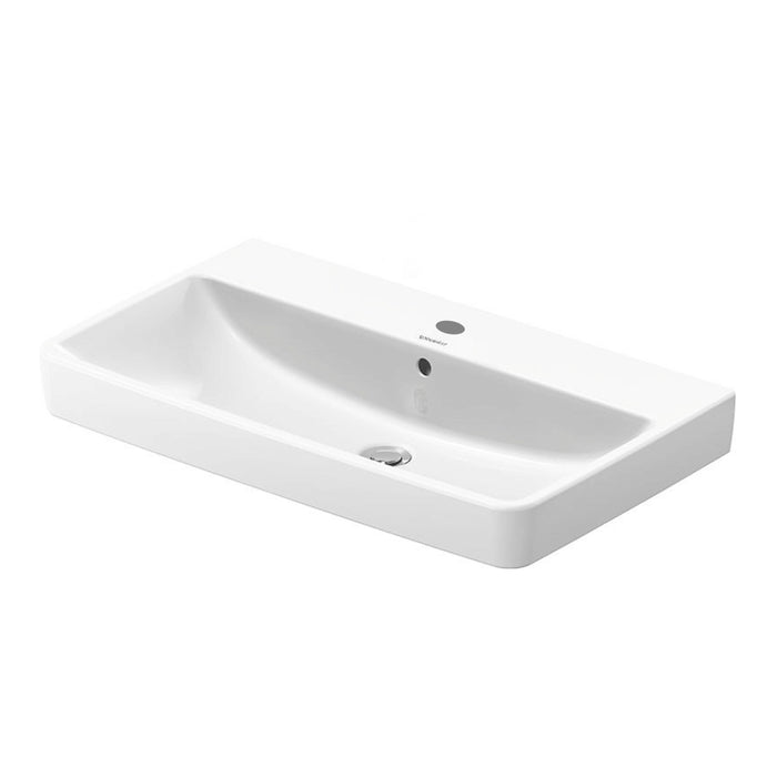 ( طلب مسبق )  حوض وحدة موبيليا ديورافيت نمبر 1 ابيض 80 سم 2375800000