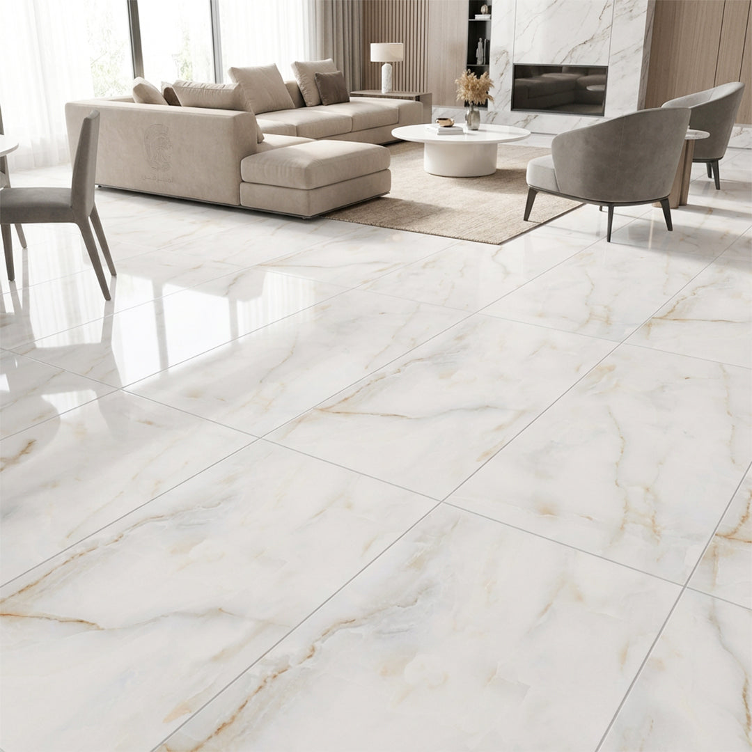 بورسلين هندي MASH 20186 فرز اول 60 × 120 سم لامع