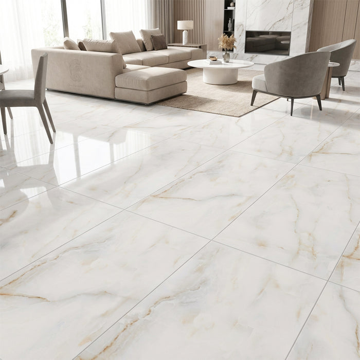 بورسلين هندي MASH 20186 فرز اول 60 × 120 سم لامع