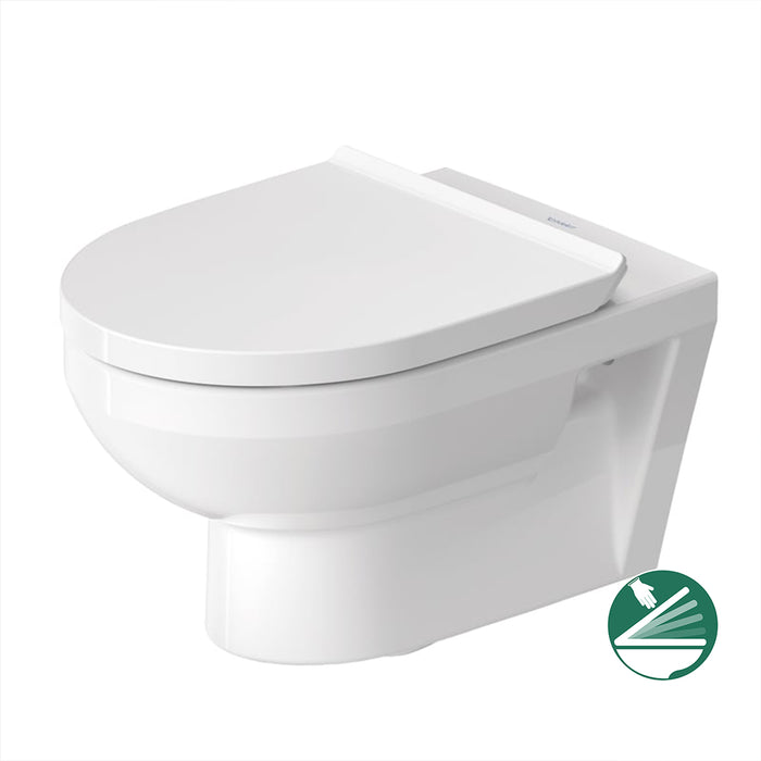 مرحاض معلق ديورافيت نمبر وان 2562490075 اللون ابيض بالسيديلي ذاتي الغلق والشطاف الداخلي
