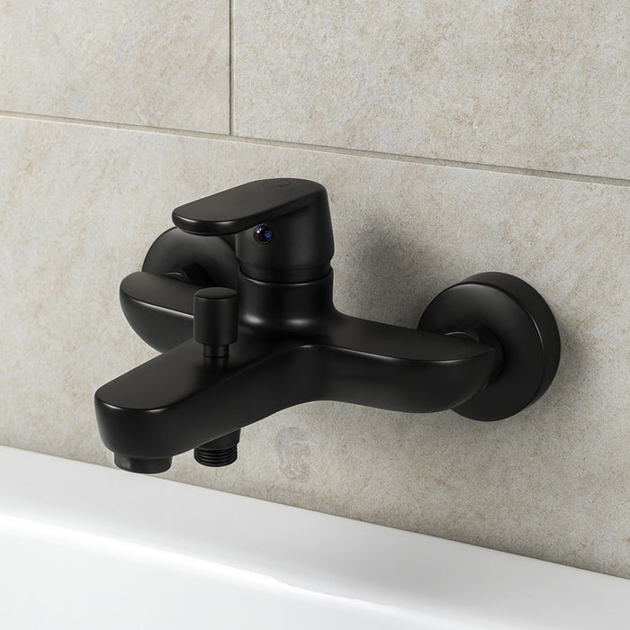 ( طلب مسبق )  خلاط بانيو BGI ايكو بلس 1013 B اسود بالمحول مستورد صناعة ألماني