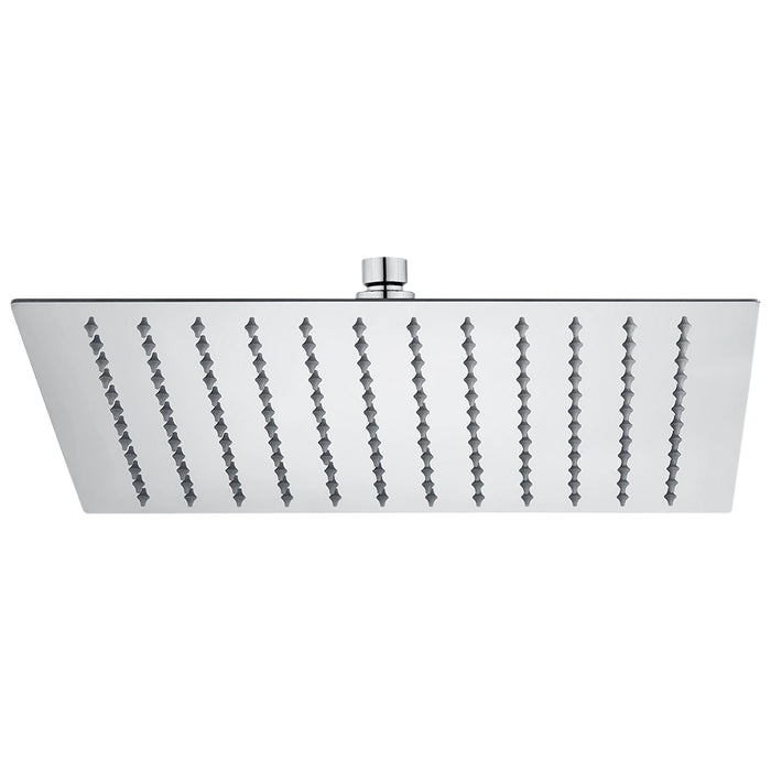 طاسة دش لوتز 64030202 كروم مربعة استانلس ستيل 304 مستورد صناعة ألماني