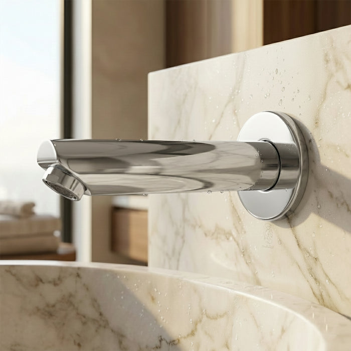 مخرج دفن سفلي مورافيا دائري S 26 C كروم 15 سم بالوش