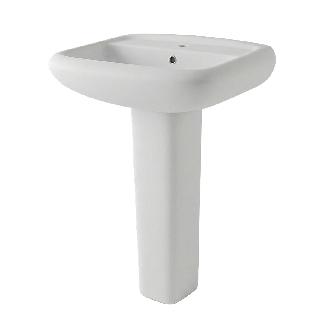 حوض بالعامود الطويل ميكافيت ميكال 61 سم برجامون لامع