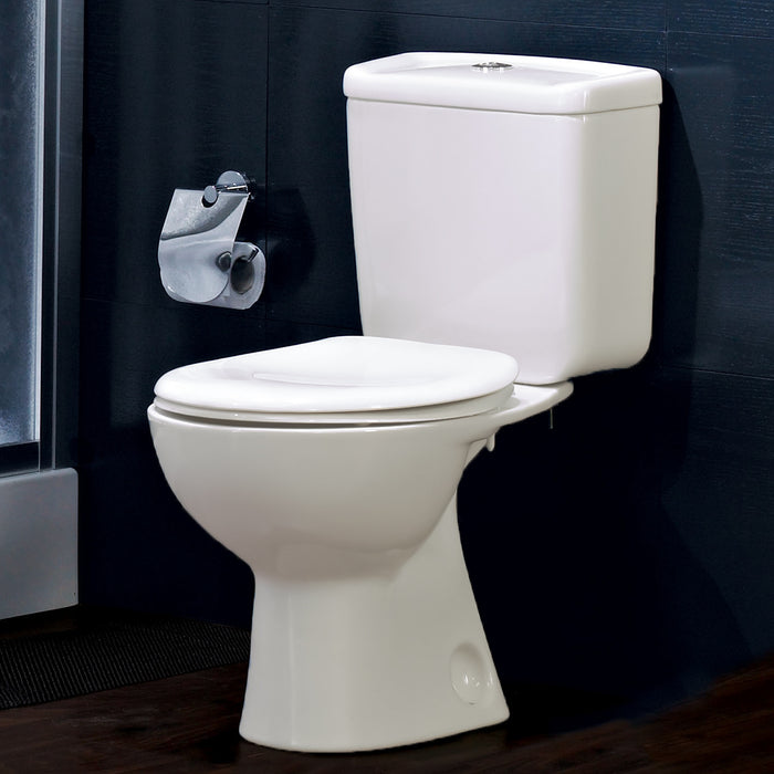 ( طلب مسبق )  مرحاض ايديال ستاندرد سبيس G 0422 برجامون الصرف S بالشطاف الداخلي والسيديلي والخزان بالعدة ومجموعة التثبيت