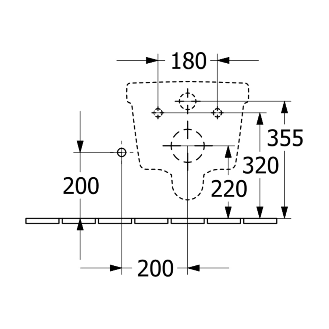 ( طلب مسبق )  مرحاض معلق فيلروي اند بوخ افينتو 5684B301 ابيض ريمليس بالسيديلي ذاتي الغلق والمقبض والشطاف الداخلي بمجموعة التثبيت