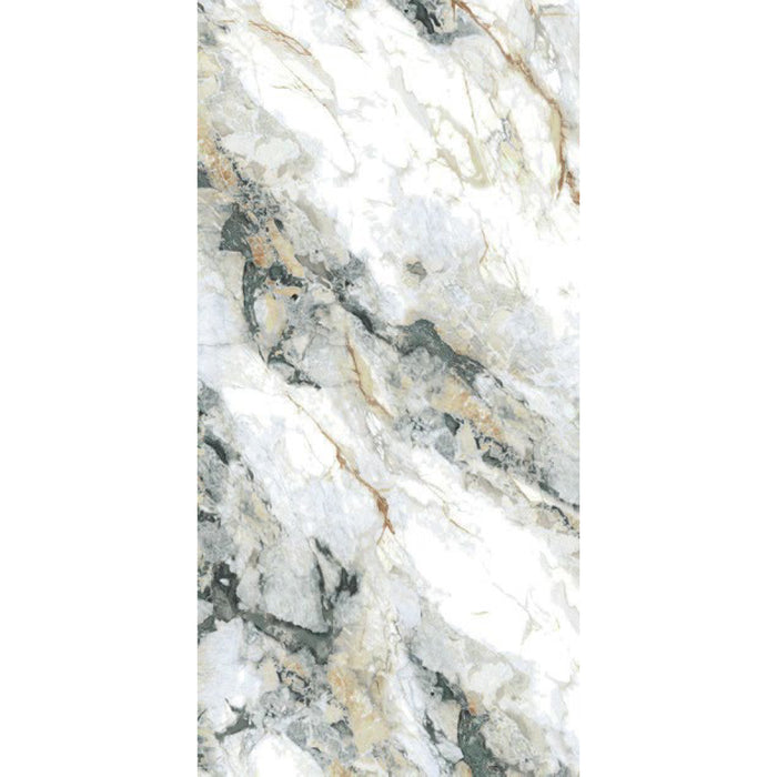 ( طلب مسبق )  بورسلين بورسيلوكس P 3007 فرز ثاني 60 × 120 سم لامع