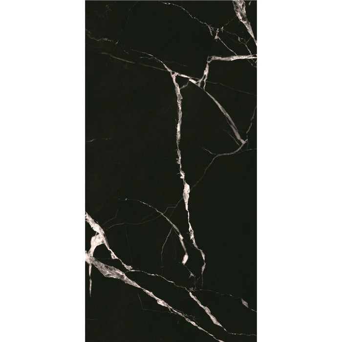 ( طلب مسبق )  بورسلين بورسيلوكس P 3058 بلاك فرز اول 60 × 120 سم لامع